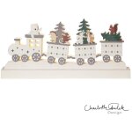 Star trading - lampe de table led 'forest friends', pile, motifs d'animaux avec locomotive, bois