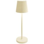 Bot lighting - lampe de table led rechargeable ip54 mod. emma couleur ivoire
