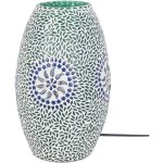 Signes grimalt - lampe de table mosaque green lamps 32x18x18cm - lampe de table arabe exotique