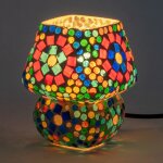 Signes grimalt - lampe de table en mosaque de style ethnique pour la dcoration de la maison