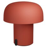 Lampe de table portable, dimmable et rechargeable via usb, couleur orange kooduu sensa orange