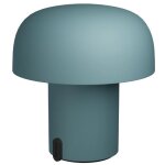 Lampe de table portable, dimmable et rechargeable via usb, couleur turquoise kooduu sensa smokey teal ...