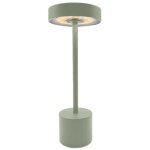 Lumisky - lampe de table sans fil touch led roby vert olive aluminium h30cm Lumisky - lampe de table sans fil touch led roby vert olive aluminium h30cm
