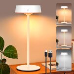 Lampe de table solaire d'ext�rieur avec interrupteur tactile, rechargeable par usb, 3 temp�ratures de ...