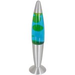 Lampe de table lampe de chevet lampe de bureau lampe � lave, m�tal aluminium, noir bleu vert, 1x e14 ...