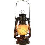 Lampe temp�te lanterne vintage rechargeable lampe de table sans fil led lumi�re flamme veilleuse ext�rieur ...