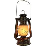 Lampe temp�te lanterne vintage rechargeable lampe de table sans fil led lumi�re flamme veilleuse ext�rieur ...