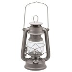 Lampe temp�te � p�trole r�tro ? autonomie 9. 5h ? capacit� 235ml ? dimensions 11. 5 x 24 cm ? avec m�che ...