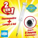 Lampe thermom�tre � �nergie solaire