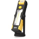 Edm - lampe torche led cob xl double fonction 1led 3w + 1 led 1w avec crochet + aimant 3xaaa (piles incluses) ...