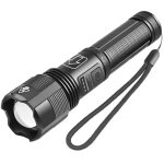 Lampe torche led rechargeable super puissante 1000 lumens, 5 modes d'�clairage