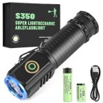 [jamais utilis�]lampe torche led ultra puissante, 2000 lumens lampe torche puissante rechargeable usb, ...