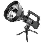 Lampe torche longue port�e avec tr�pied pour p�che, chasse, rechargeable par usb teb0604