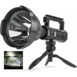 Lampe torche puissante 8000 lumens - projecteur led multifonctionnel rechargeable pour camping et pche ...