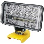Lampe de travail led 204w 8600 lm, lampe de poche pour batterie au lithium dewalt xr 18v 20v - choyclit ...