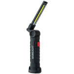Lampe de travail led cob rechargeable usb, torche pliable et rotative � 5 modes, portable avec base magn�tique ...