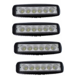 Lampe de travail led offroad phare supplmentaire tanche 4 x 18 w - aufun