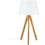 Atmosphera - lampe trpied bahi blanc h56cm crateur d'intrieur