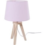 Lampe sur pied rose pour enfants de 31 cm ? atmosphera cr�ateur d'int�rieur