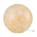 Paris prix - lampe  poser en verre 'mlissa' 28cm beige