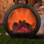 Lanterne de chemin�e led faux feu flamme lumi�re b�che usb charge / fonctionne sur batterie, ornement ...