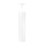 Lanterne gea led stele ges711 e27 led ip44 h50 lampadaire ext�rieur moderne en aluminium blanc