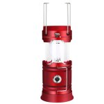 Lanterne led rechargeable solaire / usb, lampe camping puissante, 2 modes lanterne de jardin portable, ...