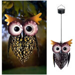 Lanterne solaire creuse à led à suspendre pour extérieur, vintage, mignonne hibou, lanternes en métal, ... Lanterne solaire creuse à led à suspendre pour extérieur, vintage, mignonne hibou, lanternes en métal, ...