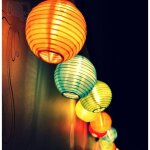 Lanternes solaires d'ext�rieur 5 m�tres 20 lanternes led cha�ne lumineuse solaire �tanche d�coration ...