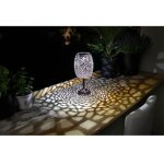Lanterne solaire galix g2003 - m�tal cuivr� - led blanche 10 lumens - h35 cm