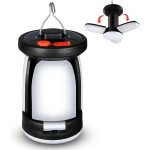 Lanterne solaire, lampe de camping  led ultra lumineuse, 2 modes d'clairage rglables, 2 mthodes de ...