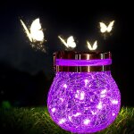 Lanterne solaire, lumires dcoratives solaires suspendues pour l'extrieur avec 30 lumires solaires ...