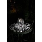 Lanterne solaire m�tal ajour� design r�tro