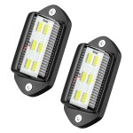 2pcs led eclairage plaque immatriculation étanche 6 smd led feux arrière lampe de plaque d'immatriculation ... 2pcs led eclairage plaque immatriculation étanche 6 smd led feux arrière lampe de plaque d'immatriculation ...