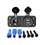 Dual usb car auto allume - cigare socket splitter 12v chargeur power adapter outlet - laoa Dual usb car auto allume - cigare socket splitter 12v chargeur power adapter outlet - laoa