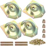 Plaques de montage de pieds, plaques de fixation de pieds de meubles, matriel de montage de pieds de ...