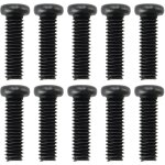 Largeight - lot de 10 vis de rechange m4 x 14 mm en acier au carbone compatibles avec samsung bn96 - ...