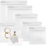 Largeight - jamais utilis�]150 pi�ces � en pvc transparent, pochettes en plastique pour, bagues, boucles ...