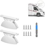 Largeight - 2 paires bloc porte caravane en plastique, bloque porte camping car, retenue de porte caravane, ...