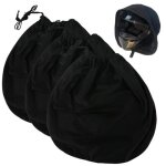 Largeight - 3 pi�ces sac pour casque, 46 x 44 cm sacs de casque de moto avec cordon de serrage, housse ...