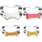 Largeight - lot de 4 emporte pi�ces en forme d'os, emporte pi�ce en forme d'os d'animaux, emporte - pi�ces ...