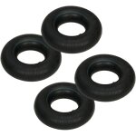 Largeight - 4x chambre à air pour roue de diable caoutchouc pneumatique de brouette Largeight - 4x chambre à air pour roue de diable caoutchouc pneumatique de brouette