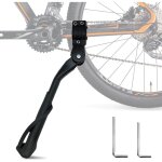 Largeight - jamais utilis]bicycle stand 24 - 29 inch non - slip side stand adjustable height bicycle ...
