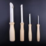 Largeight - poterie argile outils, 4 pcs circulaire trou rond poterie, argile perforateur rond, poterie ...