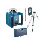 Bosch professional - laser rotatif bosch grl 400 h set - avec trpied - avec rcepteur laser - porte ...