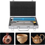Lathe turning tools set d'outils de tournage en carbure de tungst�ne pour bois - outils de finition - ...