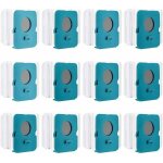 12 pi�ces sac � poussi�re clean station pour samsung bespoke jet vca - adb95, vs20a95923w, sacs de rechange ...