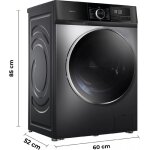 Cecotec - lave - linge 8kg chargement frontal bolero dresscode 8500 inverter acier aa 1900w, 1400 tr ...