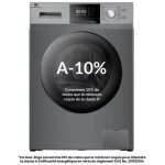 Lave - linge hublot - continental edison - cell8140is1 - 8kg - moteur induction - 60 cm - 1400 trs / ...