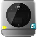 Lave - vaisselle compact bolero aguazero 1150 dark de 3 services finition inox sombre classe c avec 6 ...